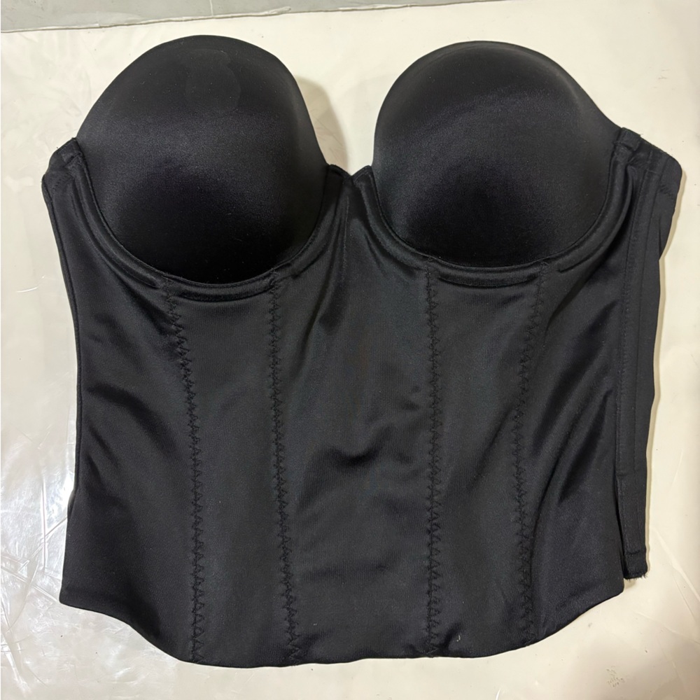 Victoria's Secret strapless bra Black Bustier